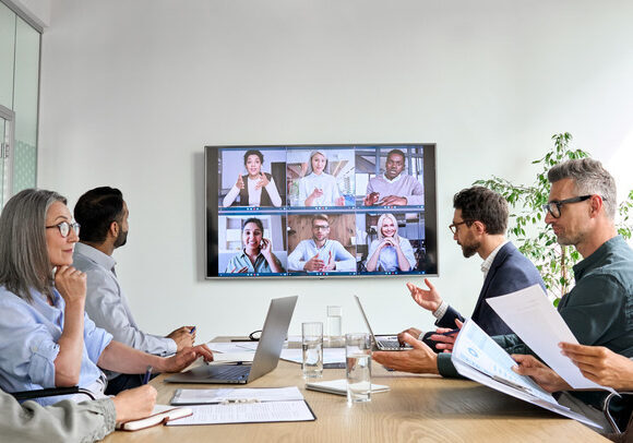 business meeting online