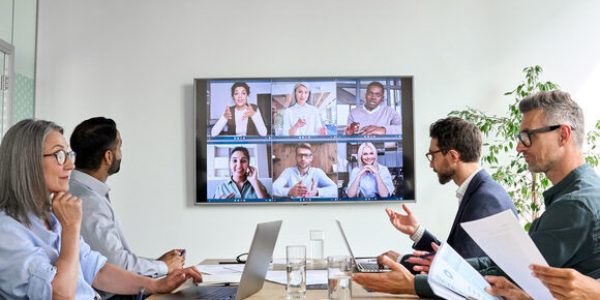 business meeting online